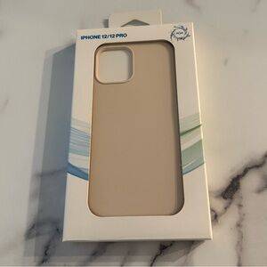 Beige Phone Case for iPhone 12/12 Pro